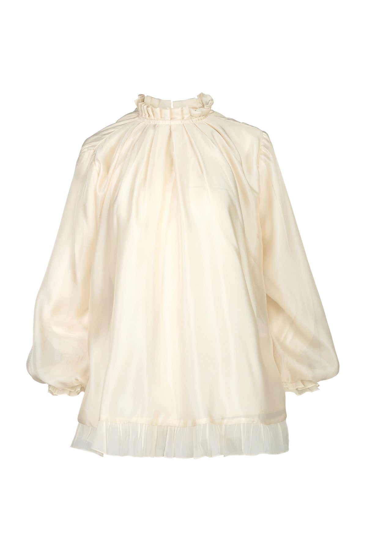 Senna Ruffle Blouse Cream