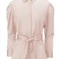 Azella Puffy Shirt - Mauve Brown