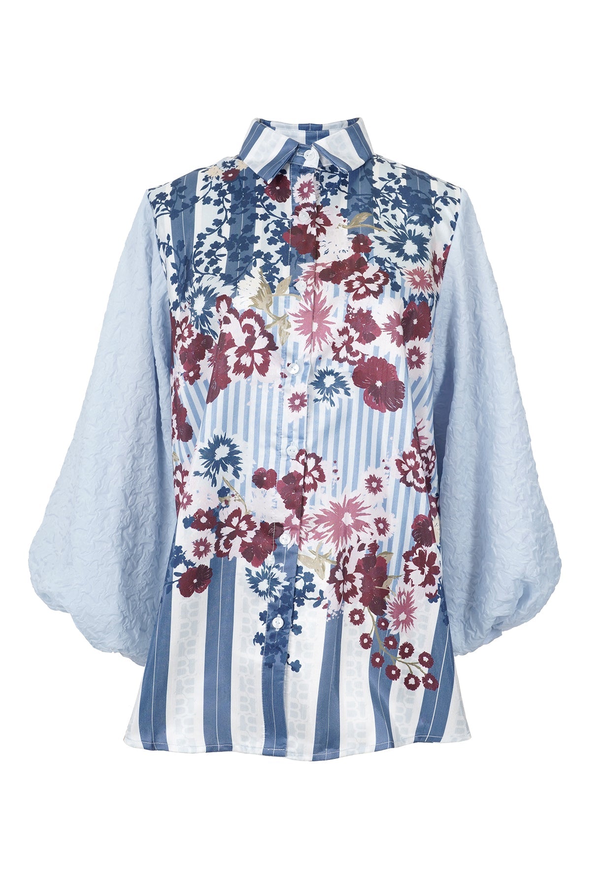 Amona Texture Shirt - Blue