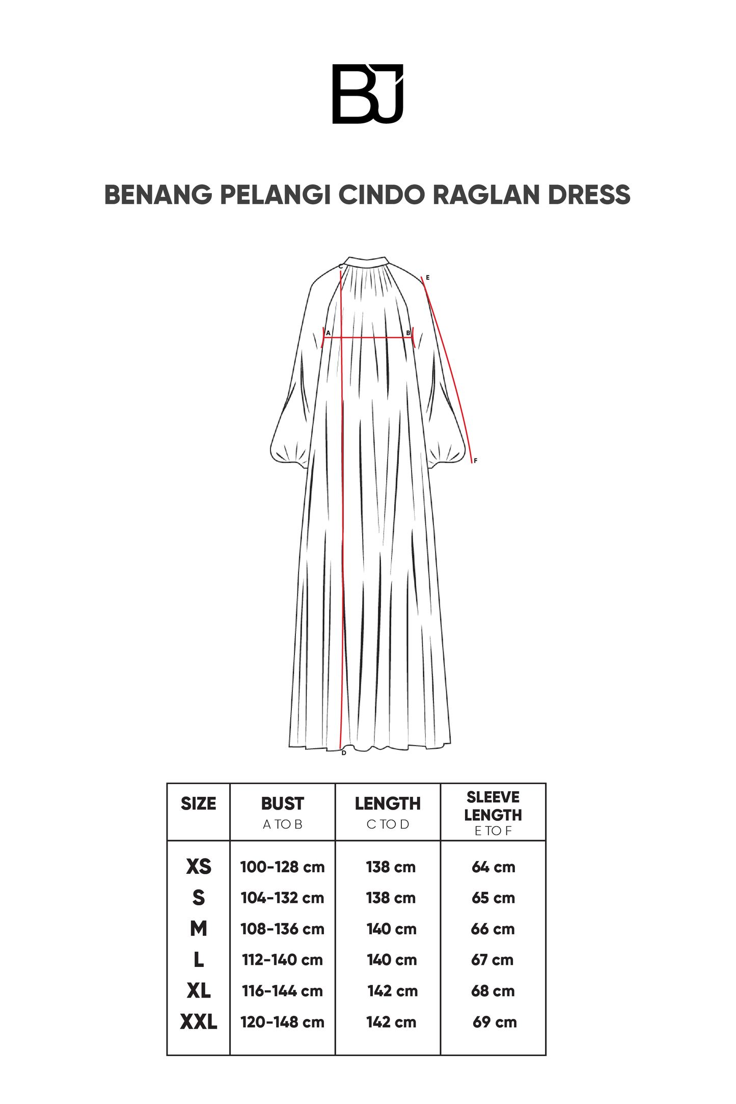 Benang Pelangi Cindo Raglan Dress - Navy