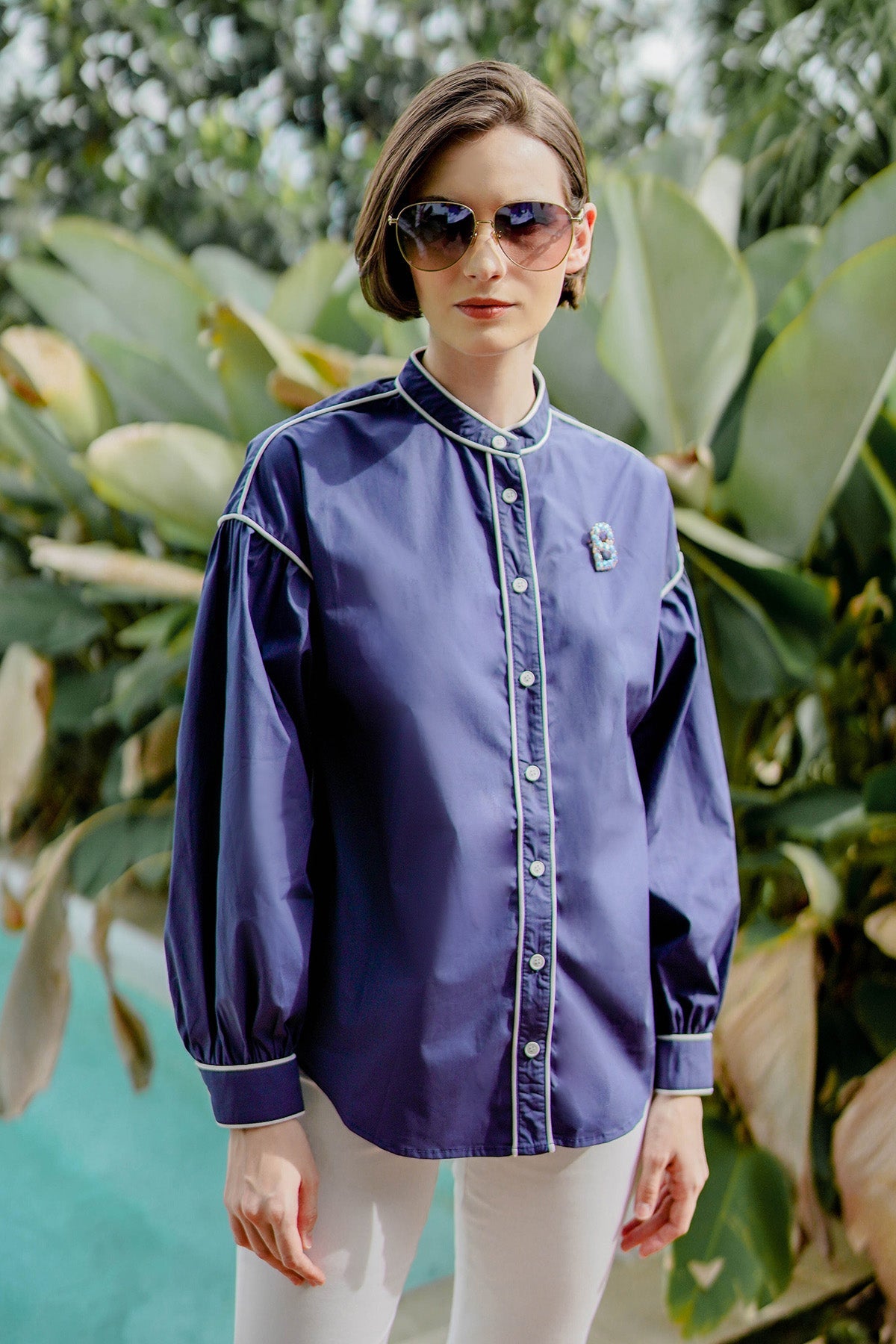 Kalula Shirt - Navy