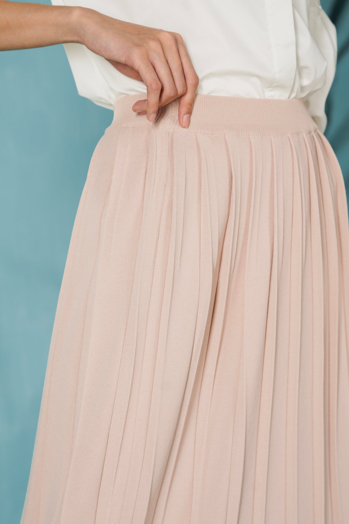 Clara Knit Skirt - Blush