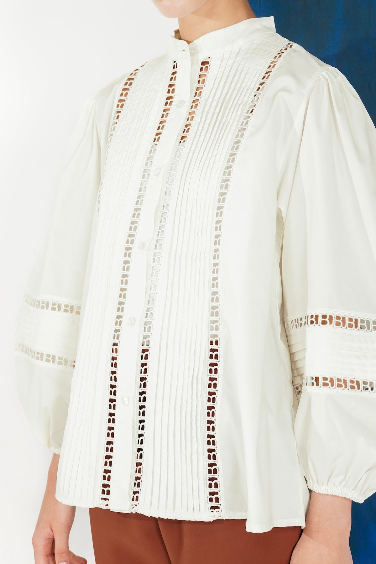 Avenly Lace Shirt - Broken White