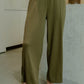 Knit Pants - Dark Olive