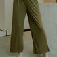 Knit Pants - Dark Olive