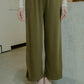 Knit Pants - Dark Olive