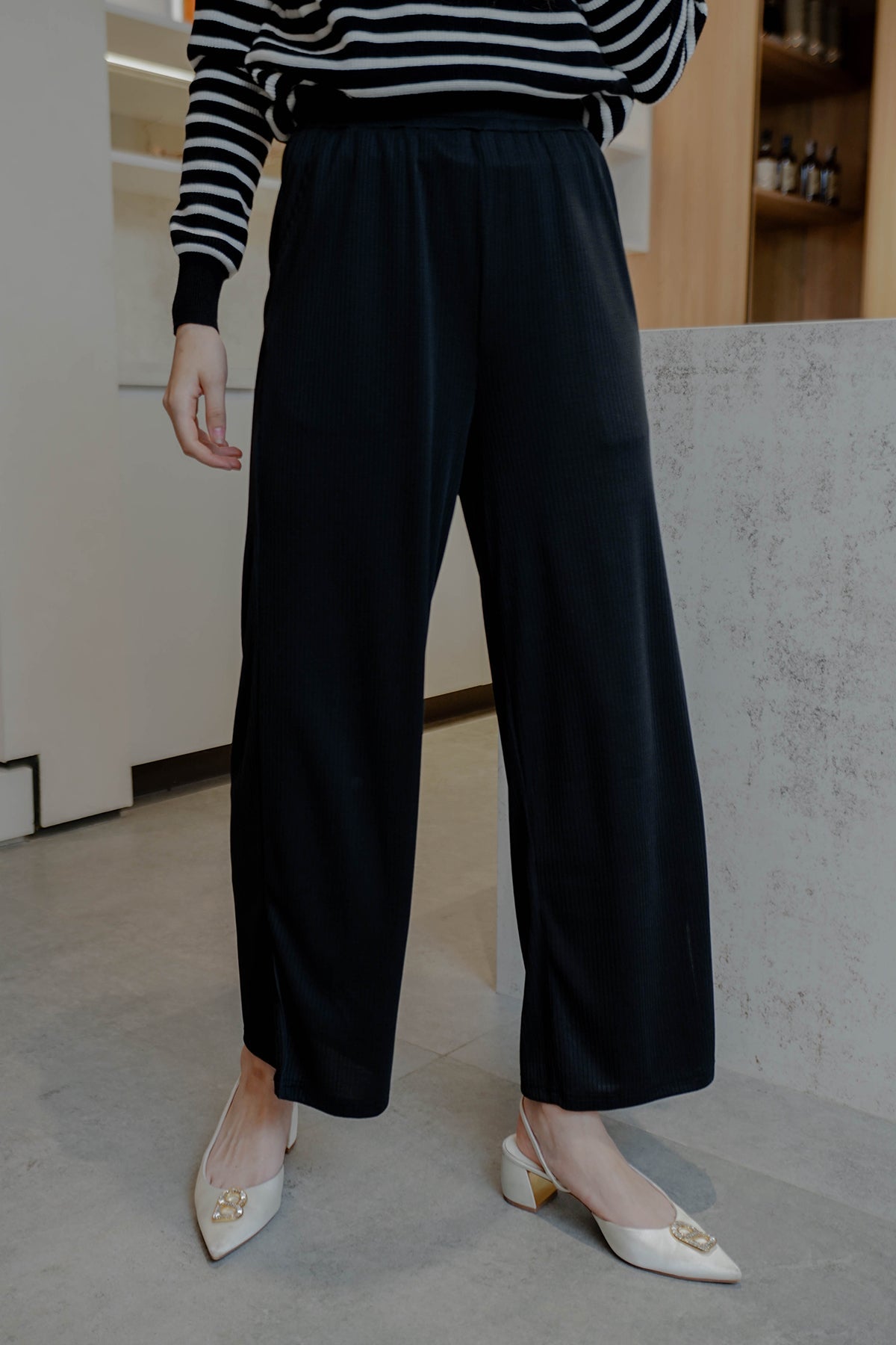 Knit Pants - Black