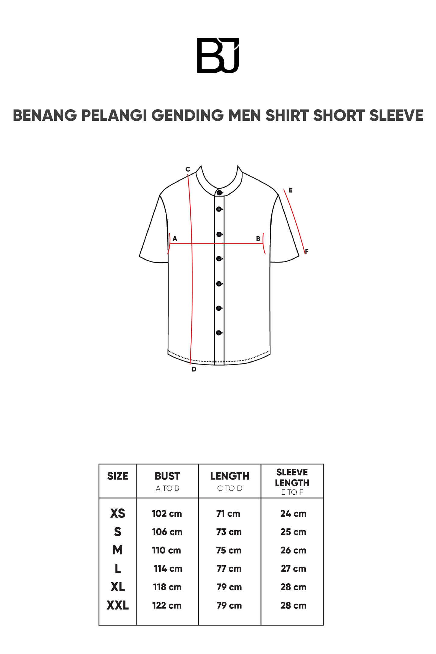 Benang Pelangi Gending Men Shirt Short Sleeve - Navy