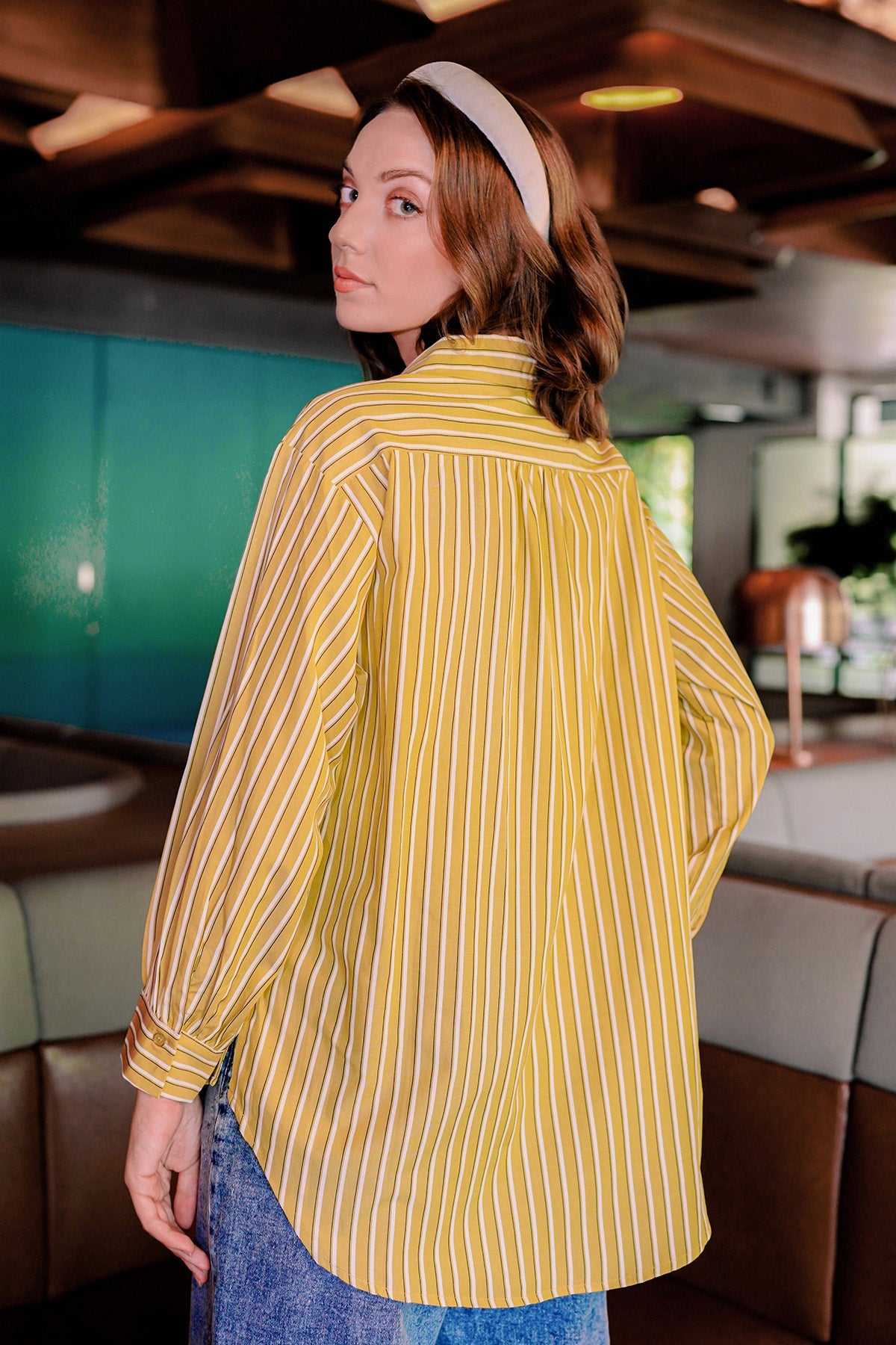 Firana Stripe Shirt - Yellow