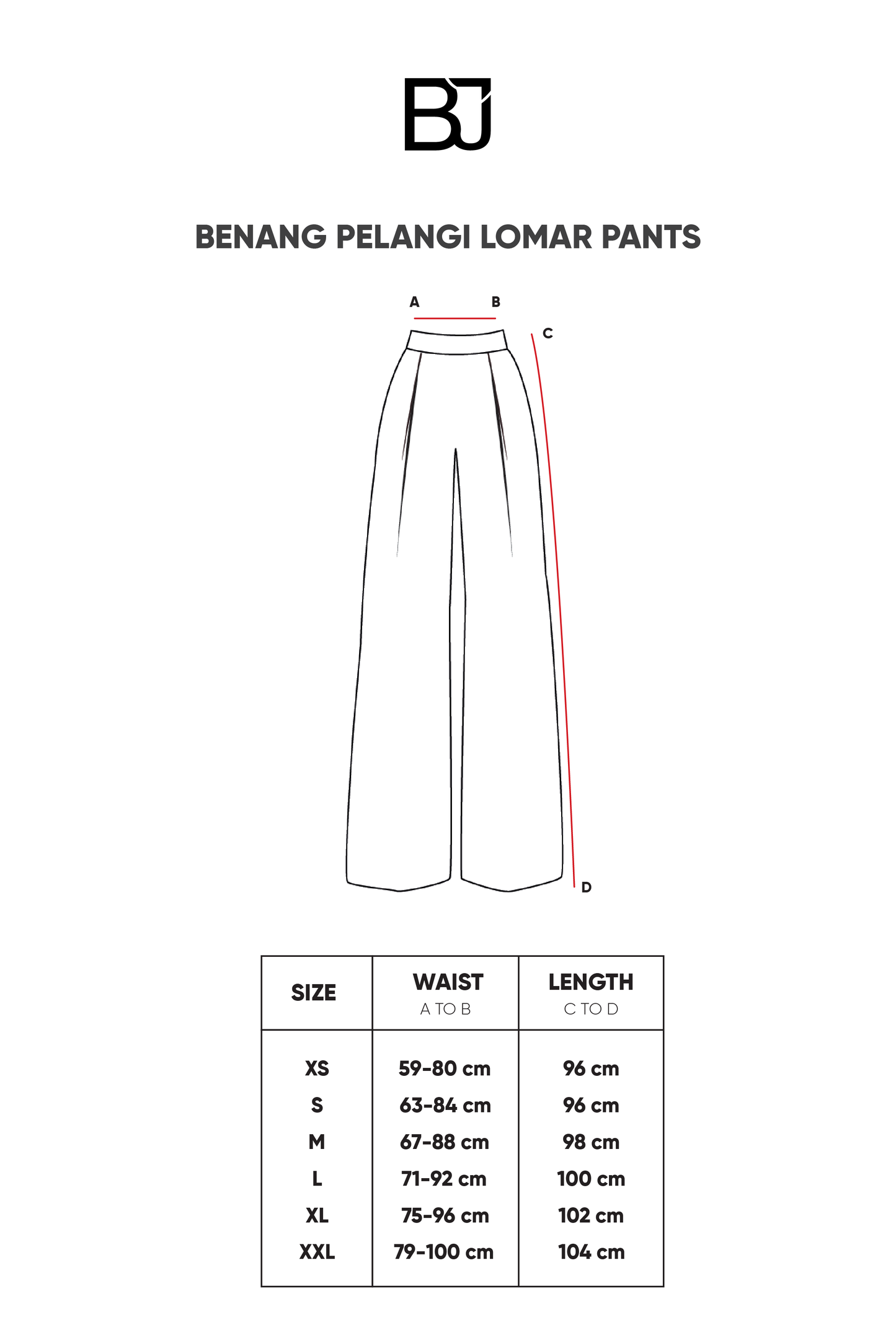 Benang Pelangi Lomar Pants - Ivory