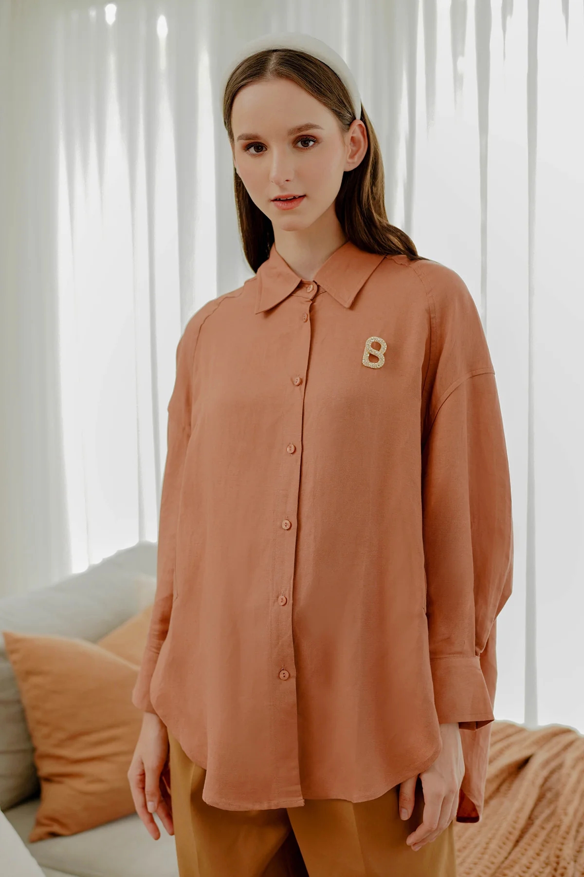 Zaina Shirt - Brown