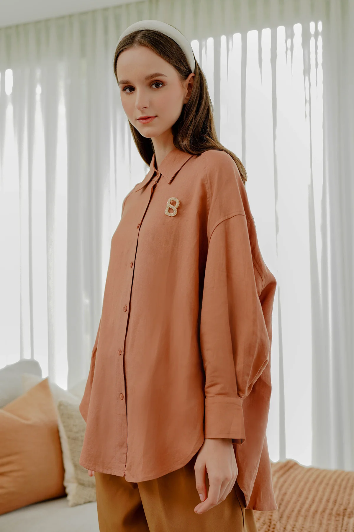 Zaina Shirt - Brown