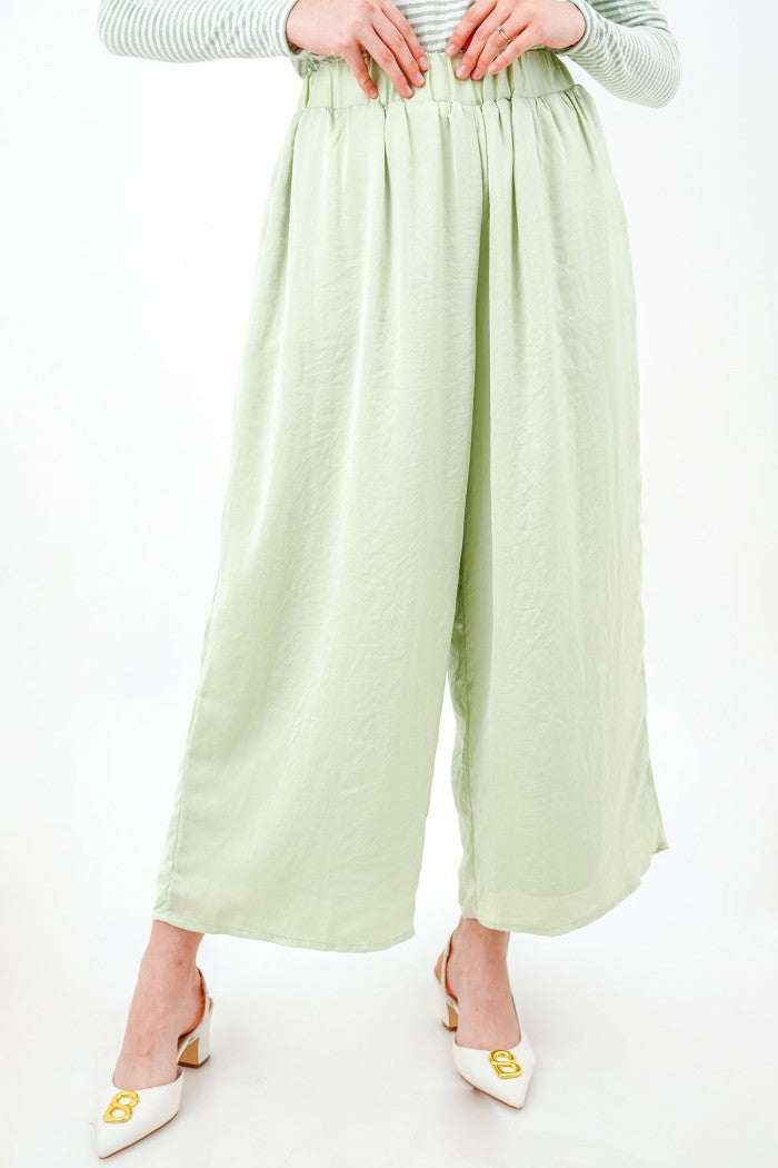 Flowy Wide Pants - Mint