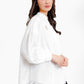 Selena Textured Shirt - White