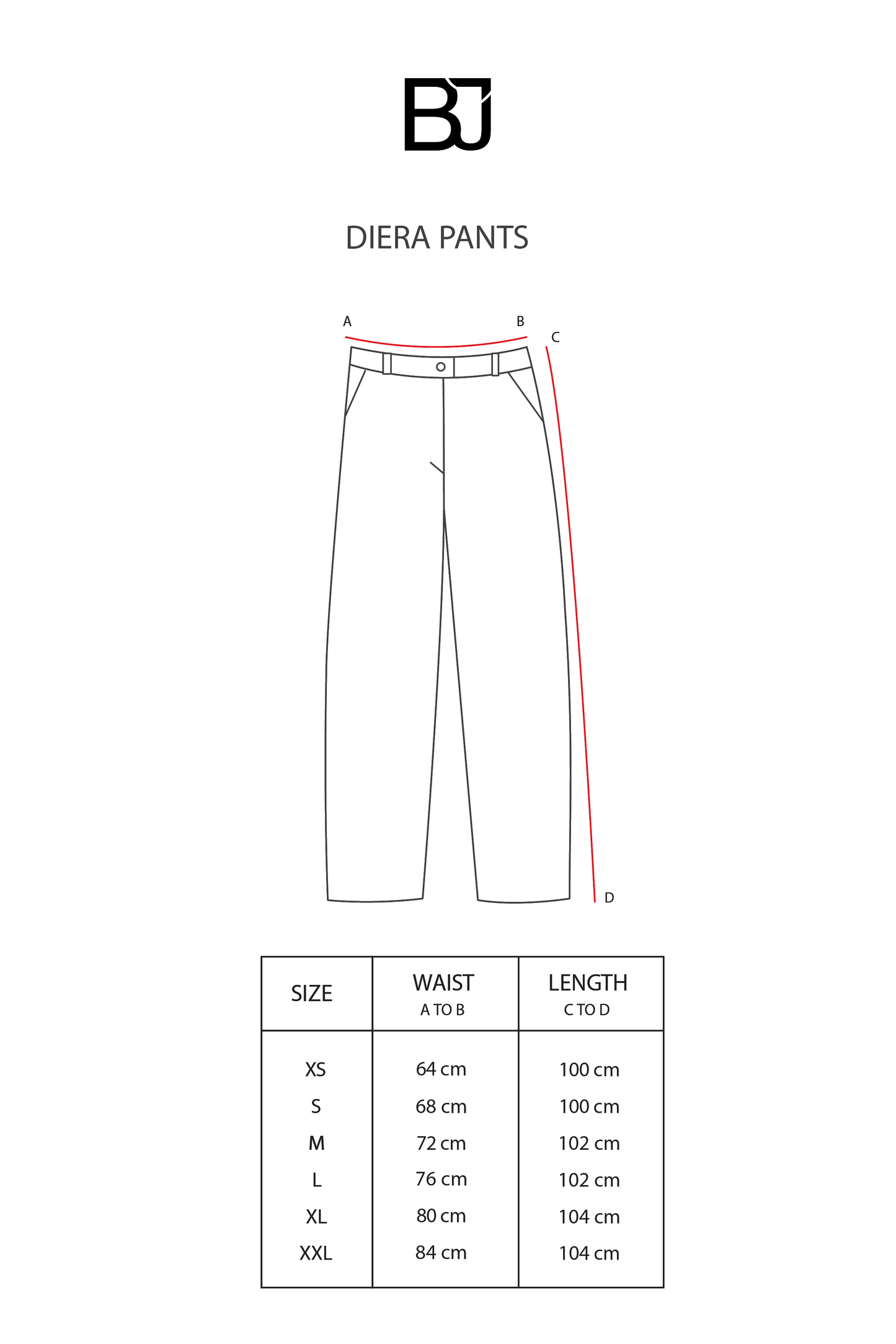 Diera Pants - Peach