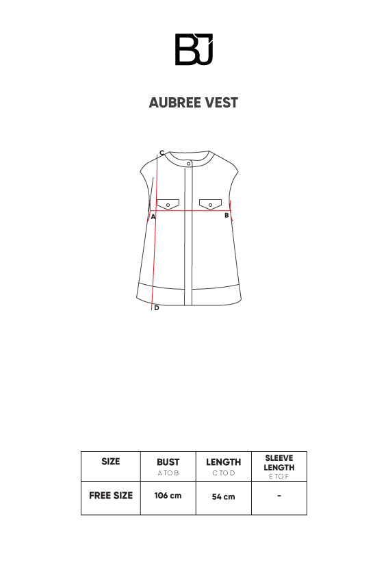 Aubree Vest - Blue