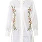 Adira Embroidery Shirt - White