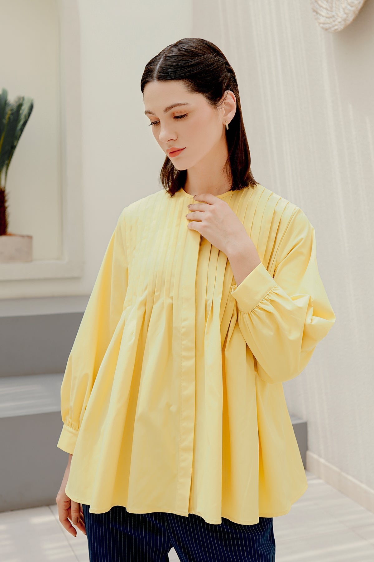 Aeri Opnaisel Shirt - Yellow