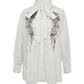 Alura Embroidery Shirt - White