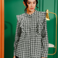 Amara Plaid Shirt - Black