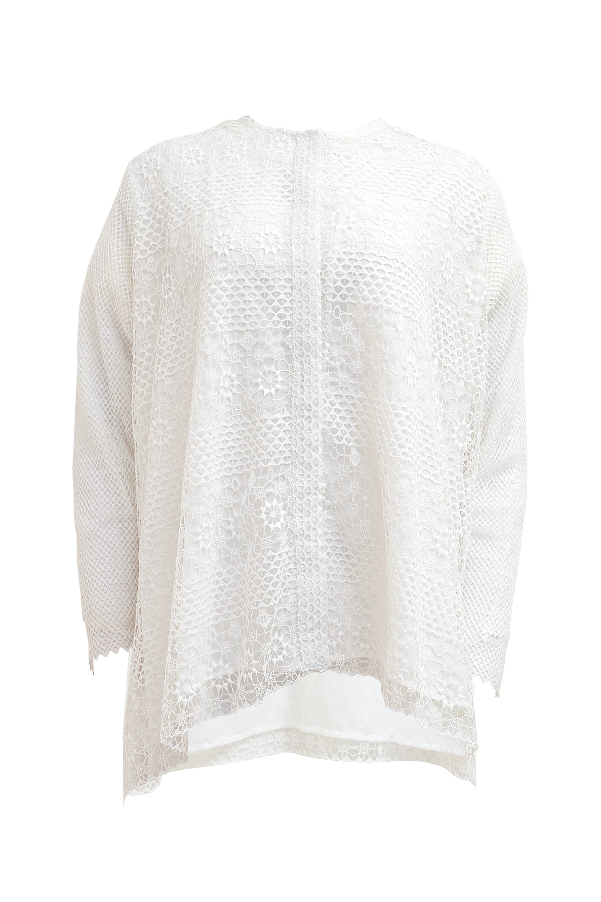 Amelie Embroidery Shirt - White