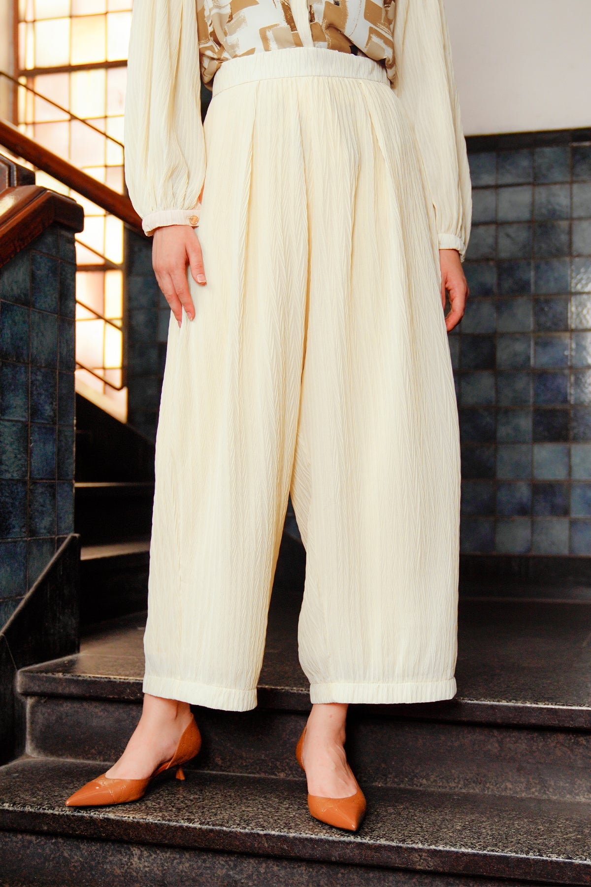 Amona Pants - Cream