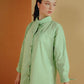 Azra Tie Bow Shirt - Green