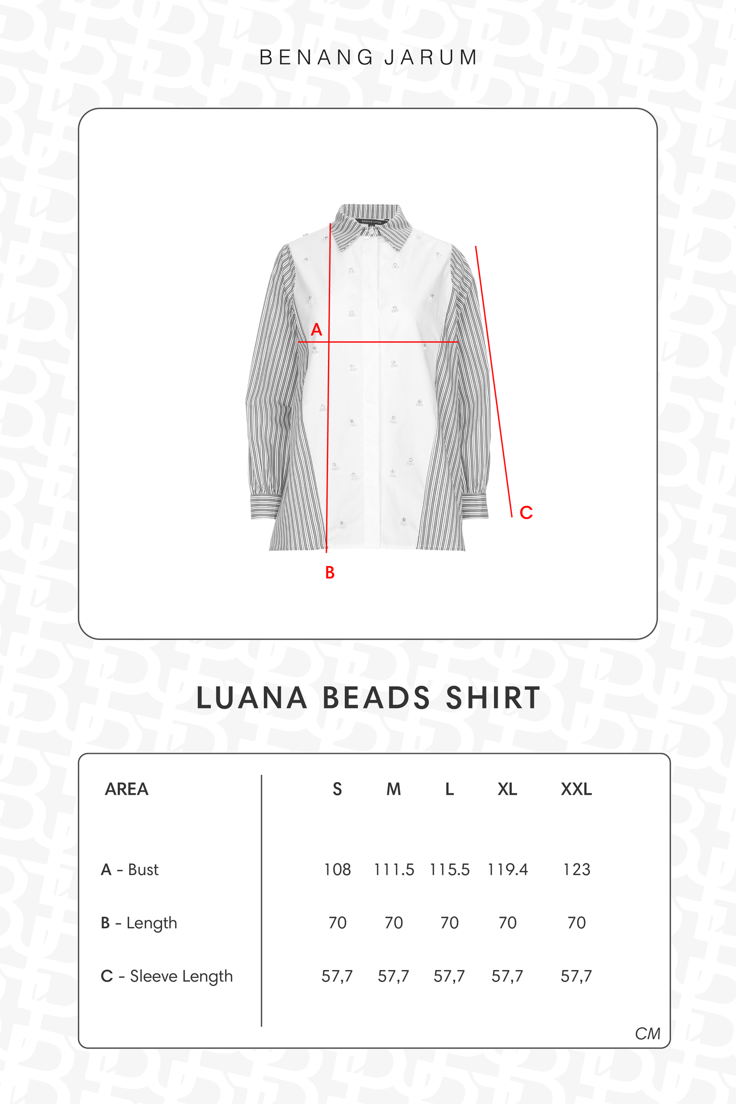 Luana Beads Shirt - Cream Brown