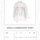 Janella Embroidery Shirt - Shell