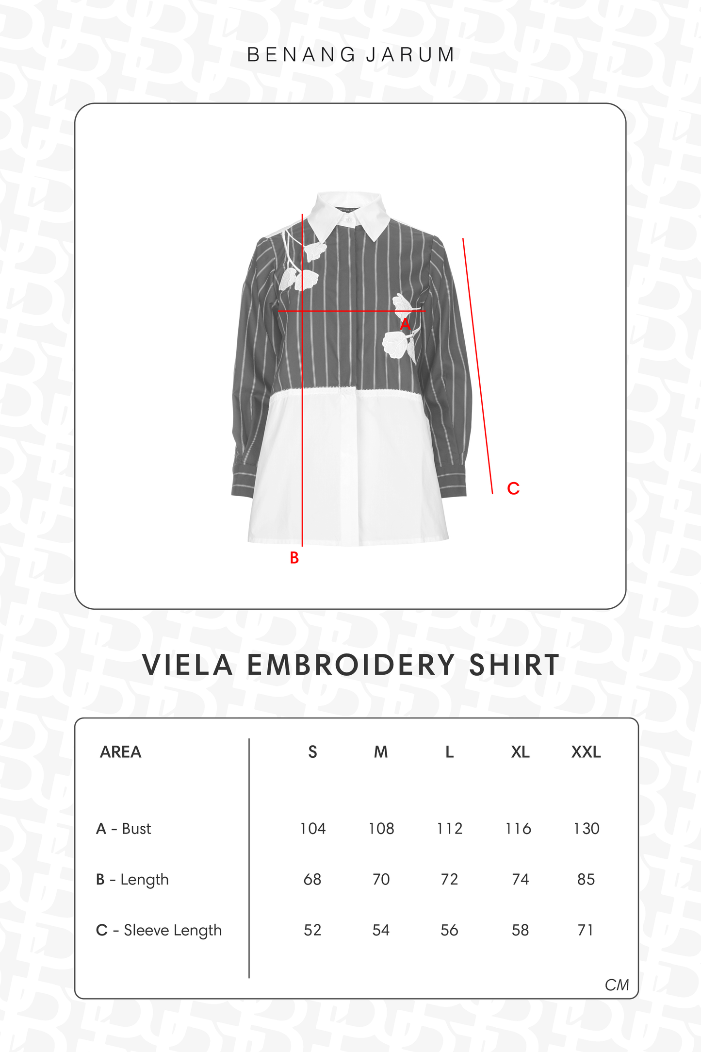 Viela Embroidery Shirt - Stone