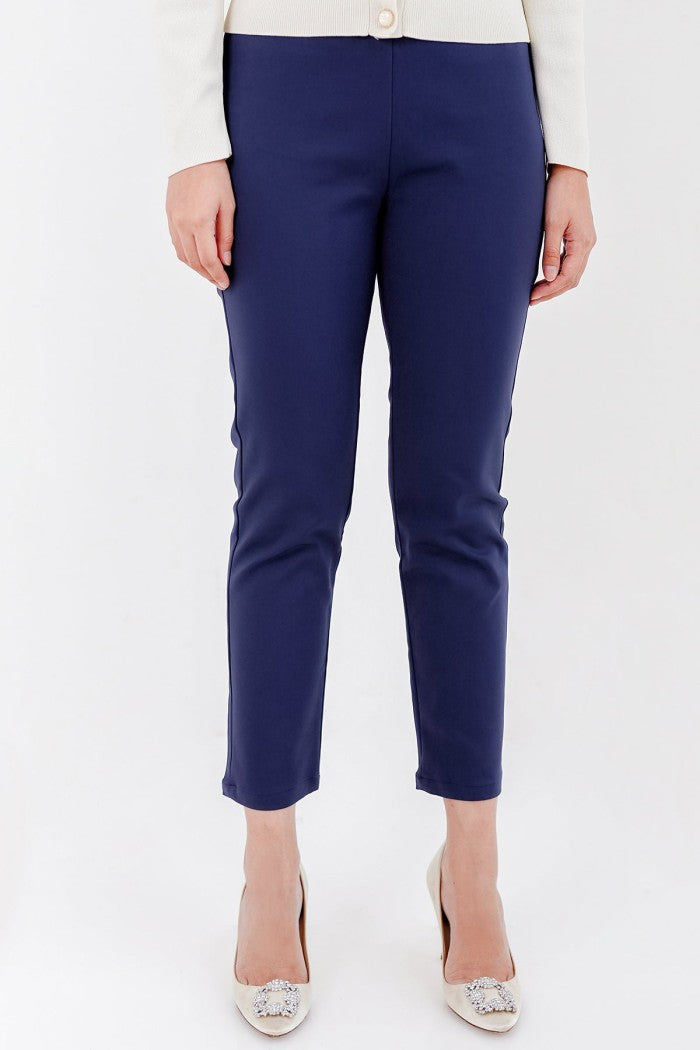 Basic Ankle Pants - Dark Blue