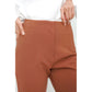 Basic HIgh Waisted Pants - Brown