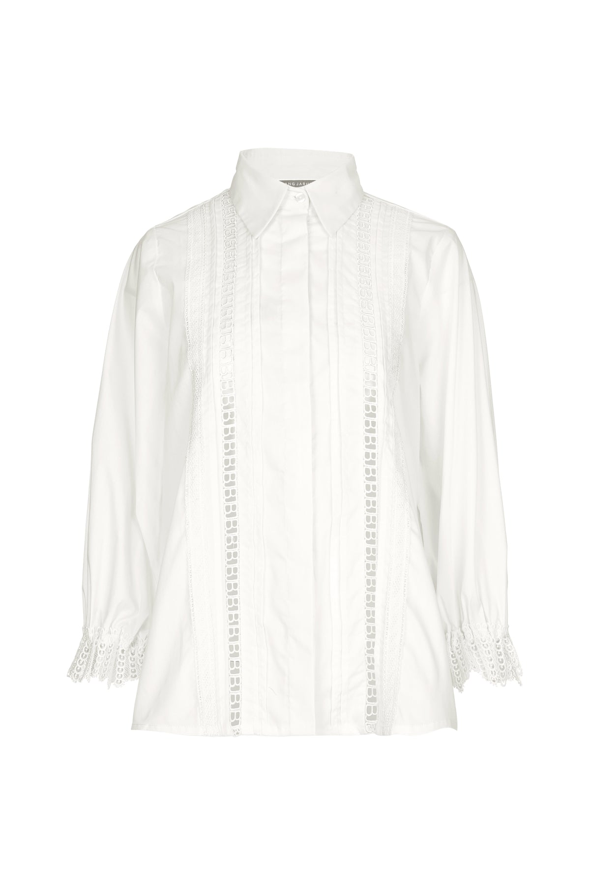 Beatrice Lace Shirt - White