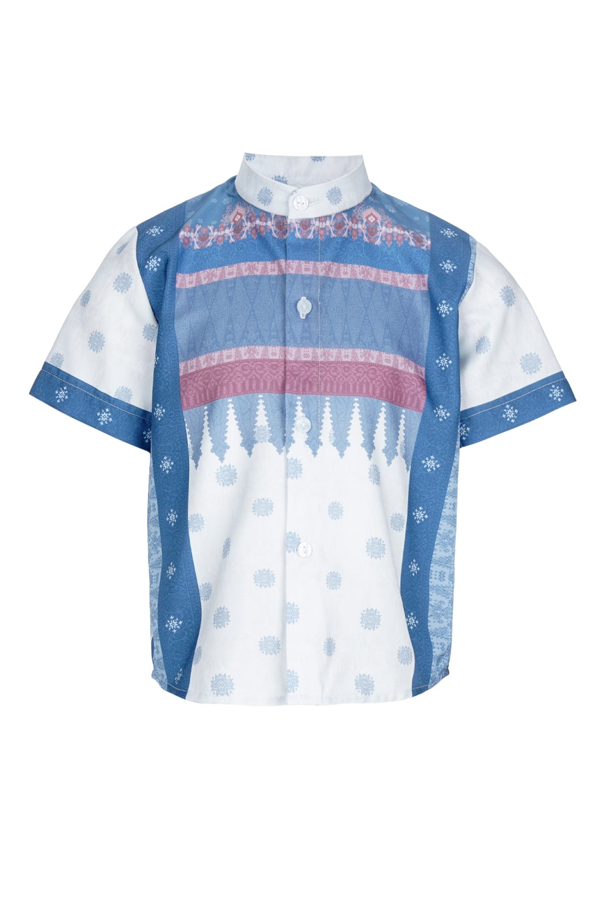 Benang Pelangi Nalanda Kids Shirt Short Sleeve - Blue