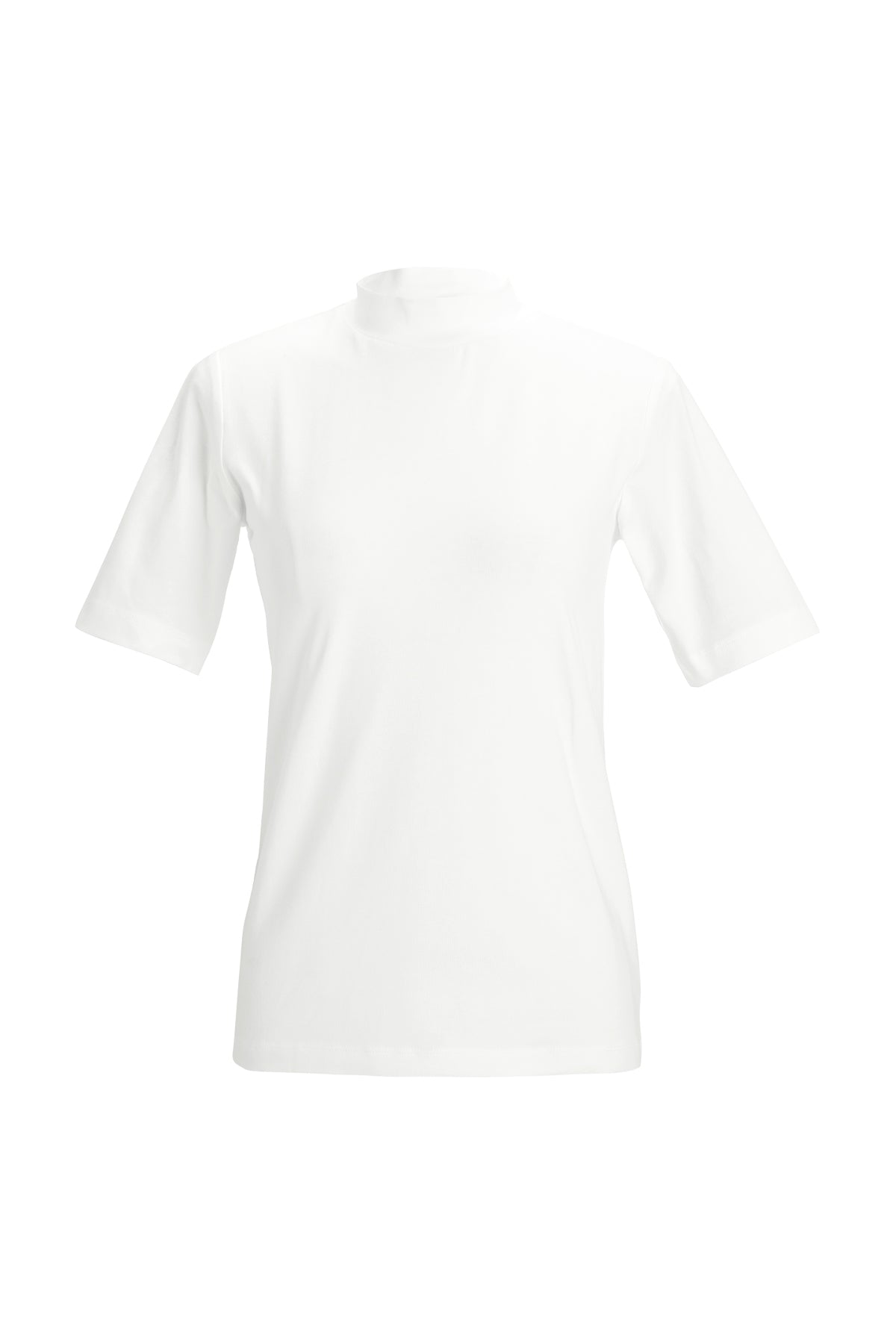 Highneck T-Shirt - Bright White