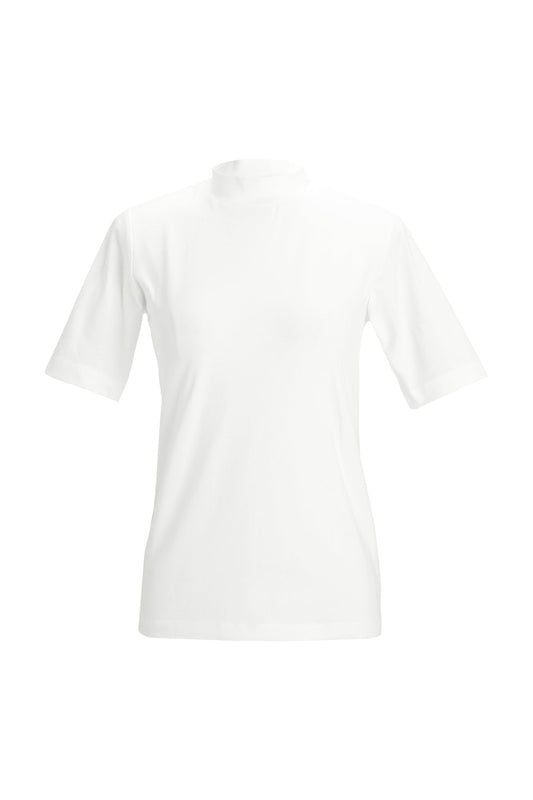 Highneck T-Shirt - Bright White