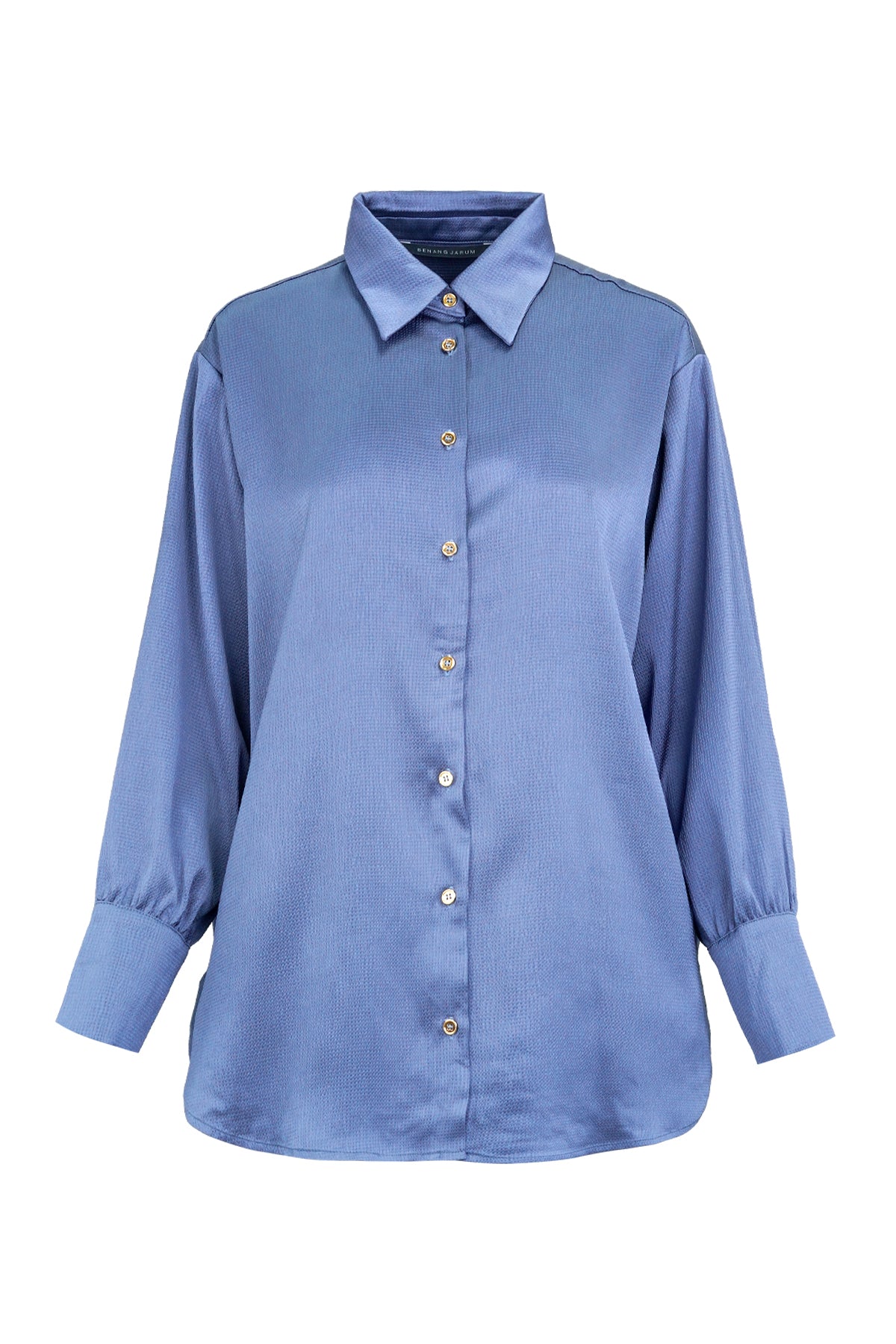 Carla Textured Shirt - Deep Blue