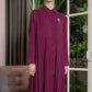 Catia Midi Dress - Raspberry