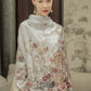 Chinoiserie Drapery Blouse - Ivory