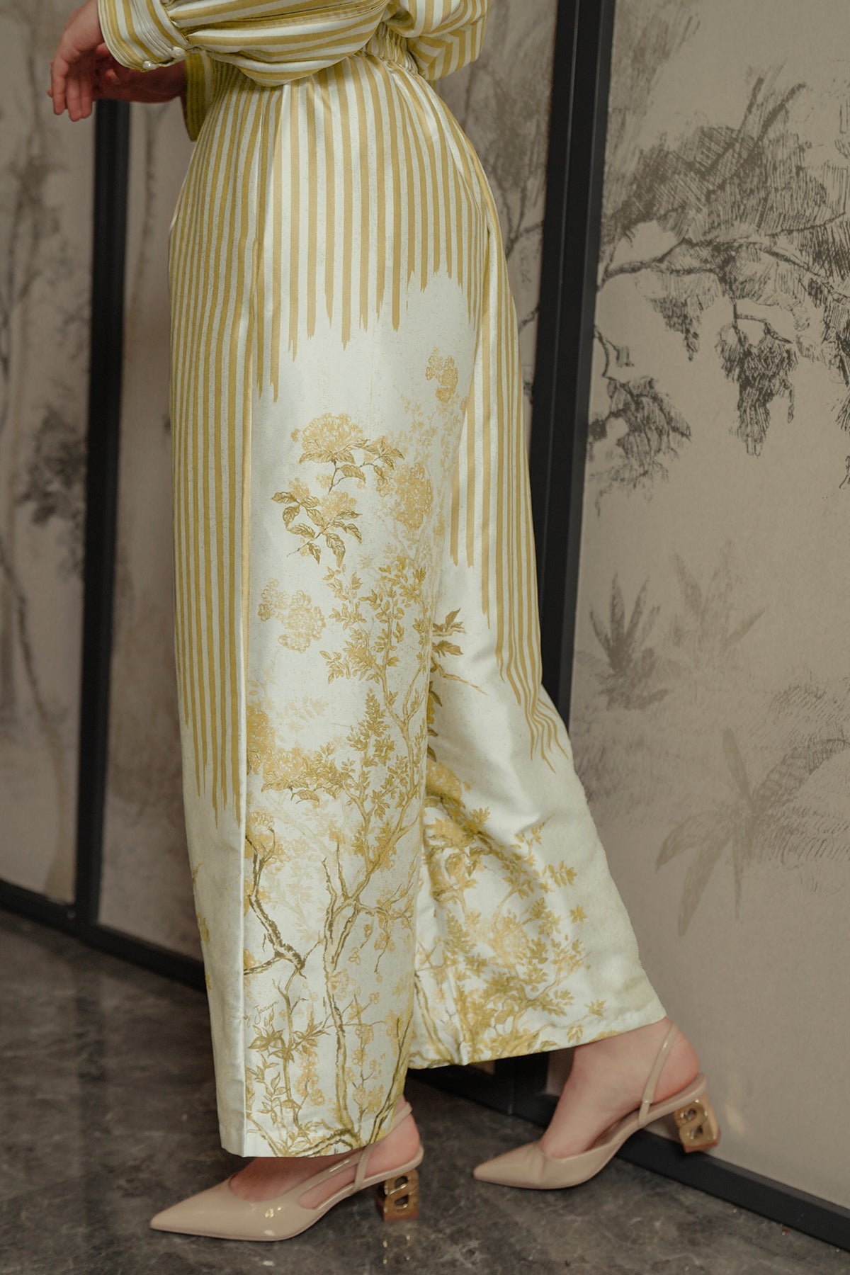 Chinoiserie Pants - French Vanilla