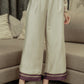 Chinoiserie Pants - Maroon