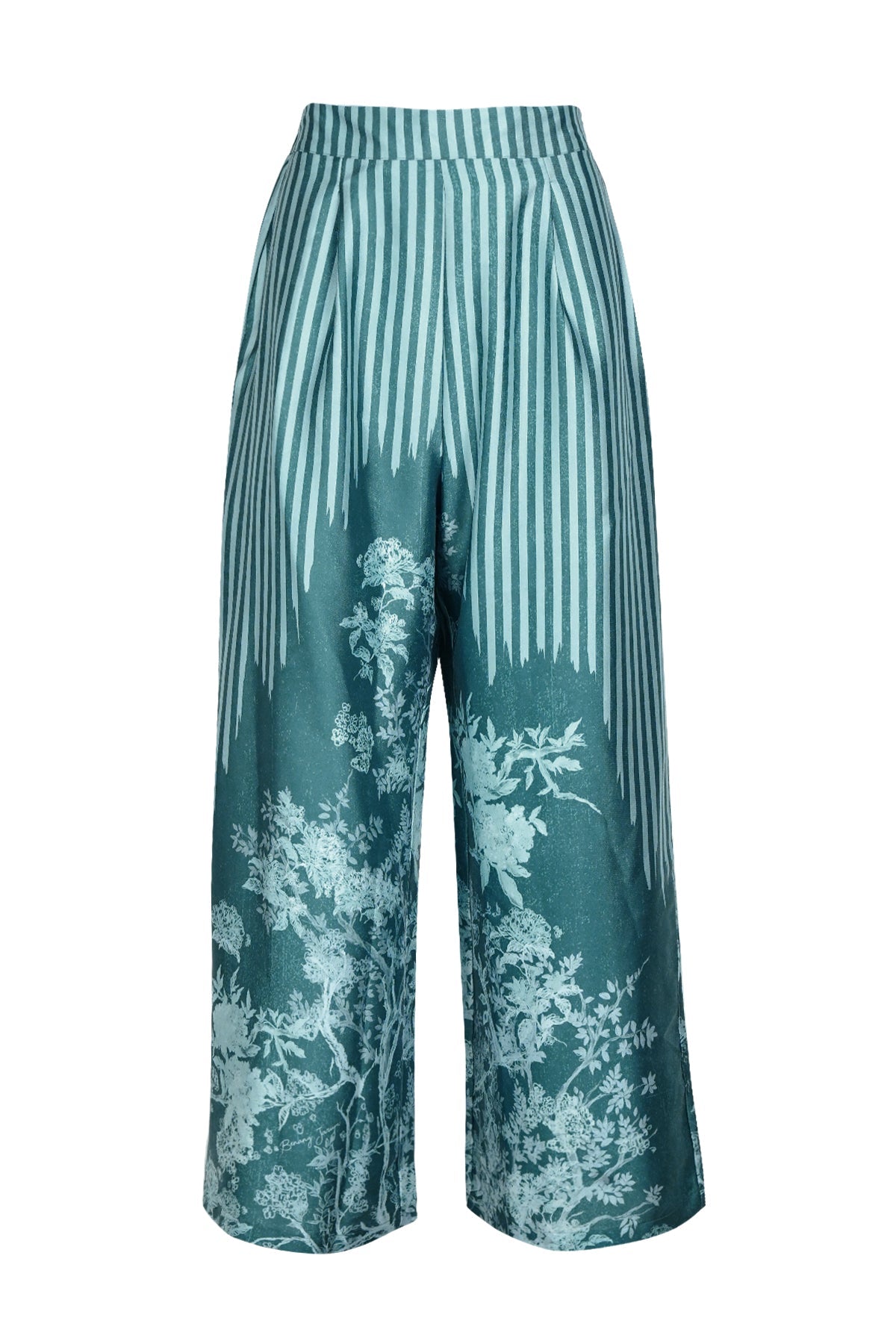 Chinoiserie Pants - Teal