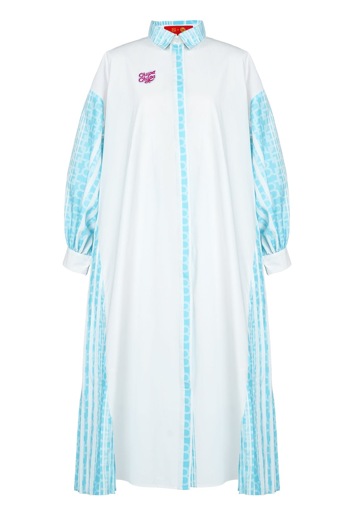 Chupa Chups Pleated Tunic - Sea Salt