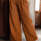 Claire Wide Leg - Brown