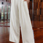 Claire Wide Leg - White