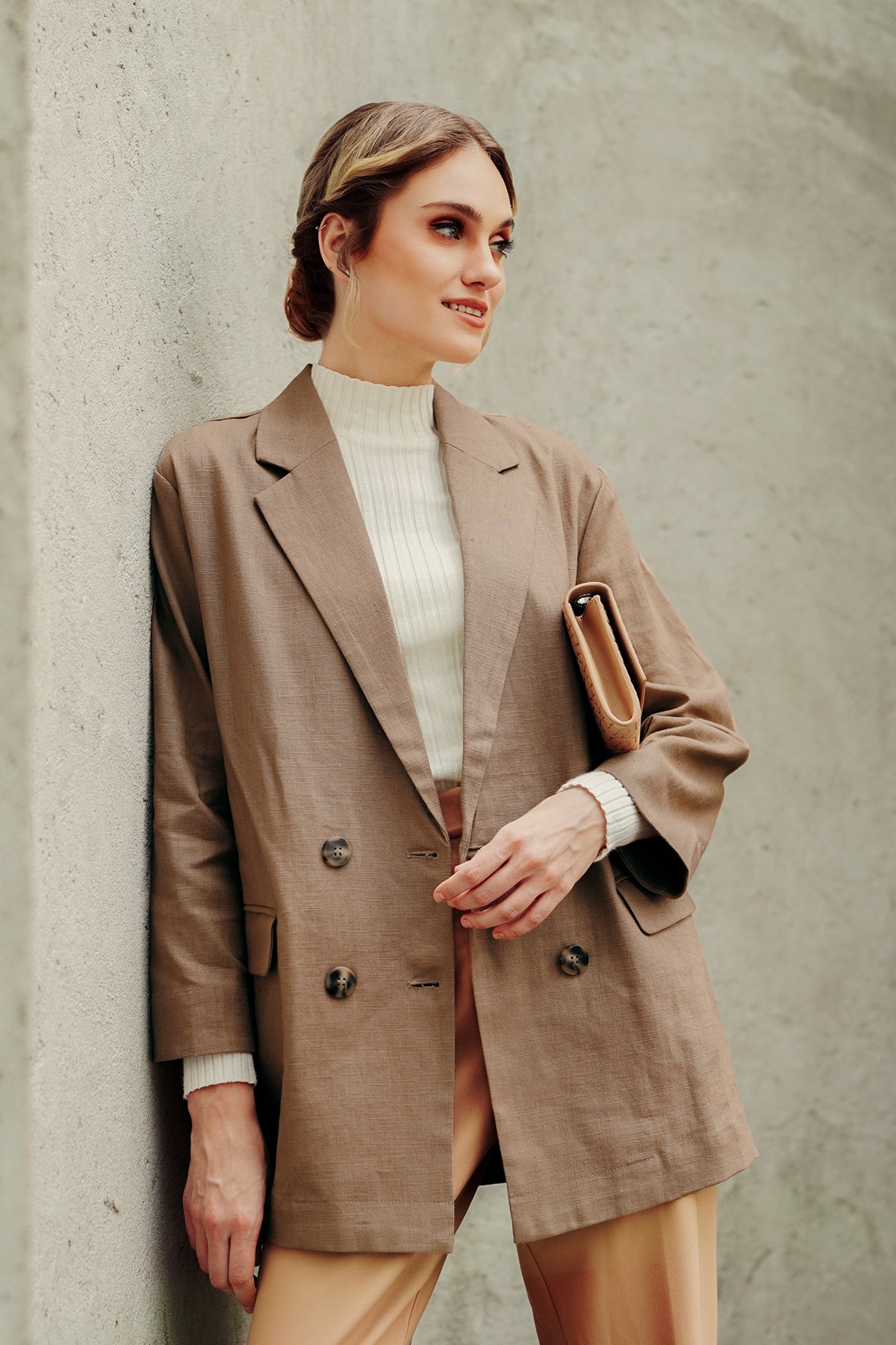 Cleo Blazer - Brown