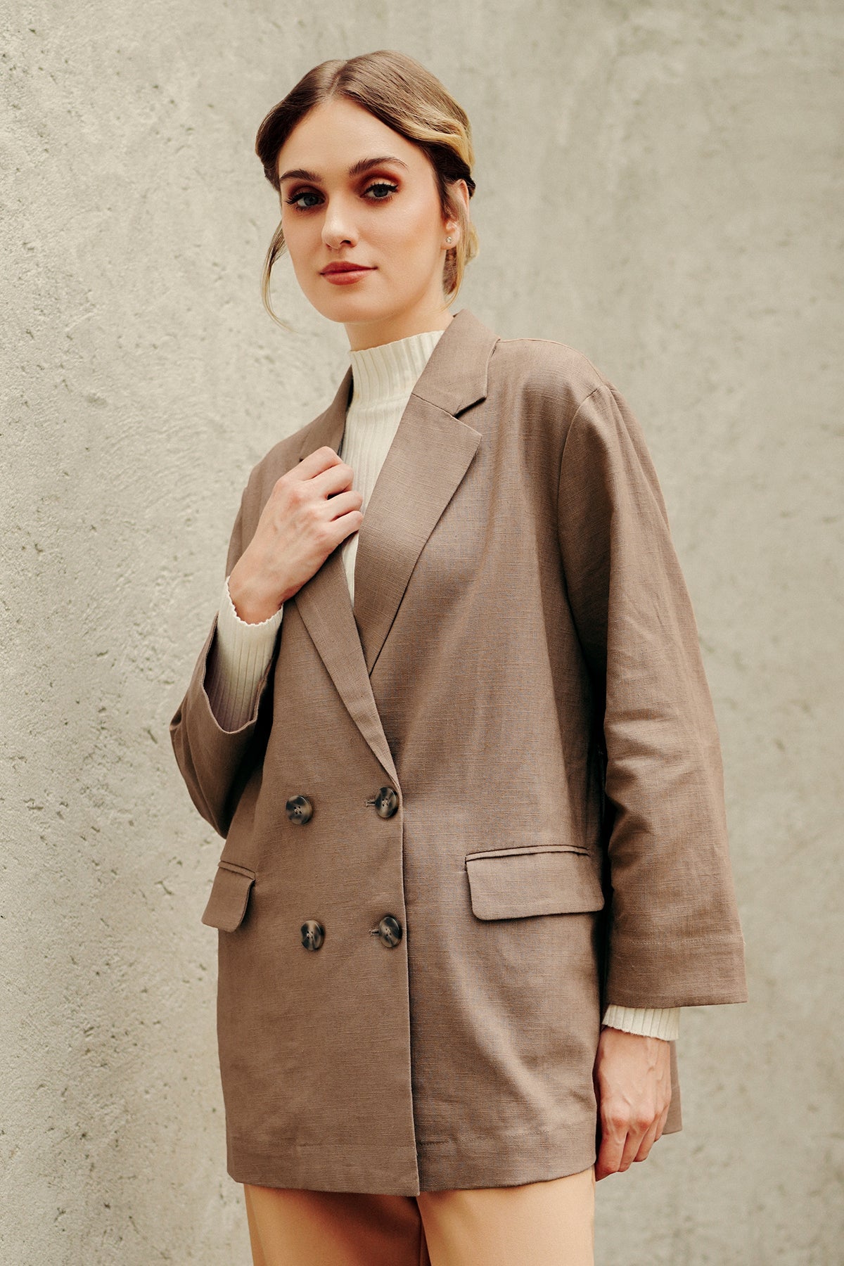 Cleo Blazer - Brown