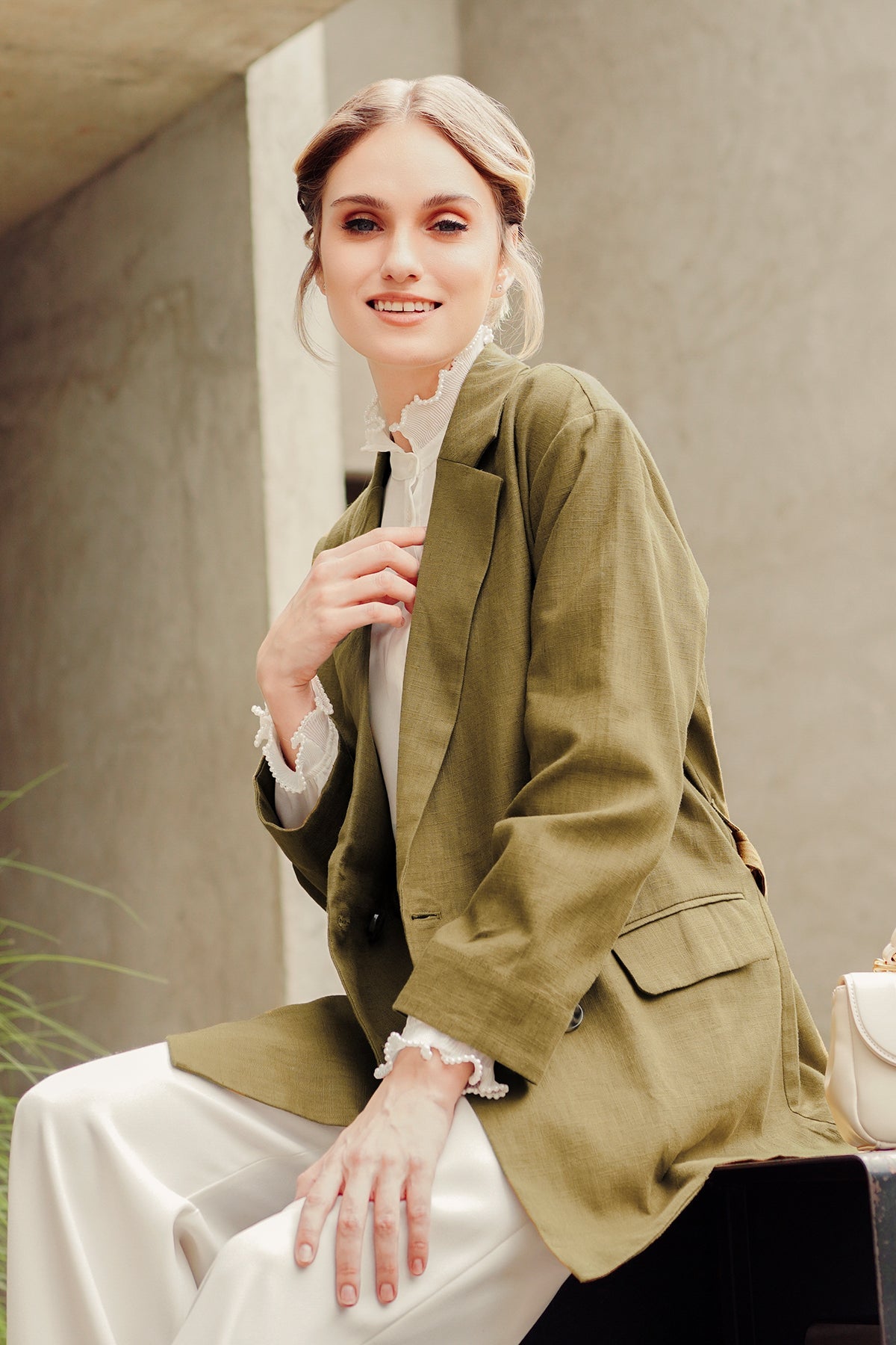 Cleo Blazer - Olive