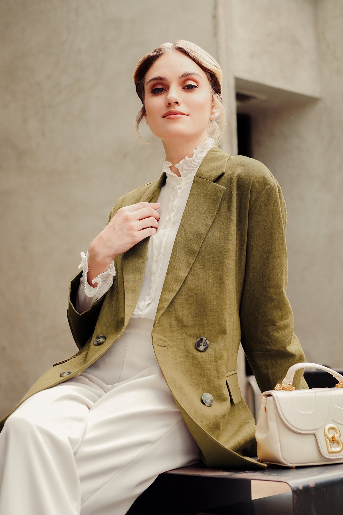 Cleo Blazer - Olive