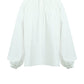 Poplin Top - White